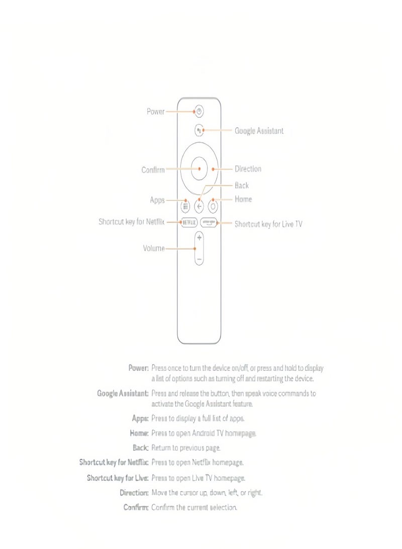 بيتينو XIAOMI Android TV Mi Box S XMRM 006/00A جهاز تحكم عن بعد 4K لجهاز Xiaomi Mi Box S - Image 5
